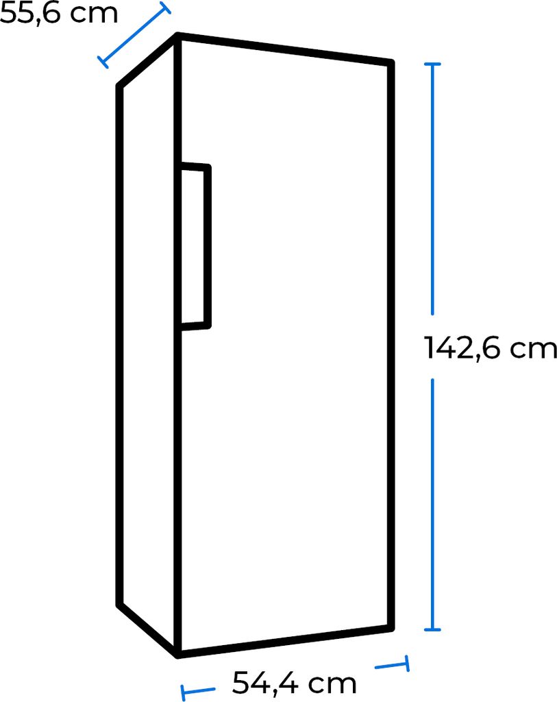 Exquisit Vollraumkühlschrank KS320-V-H-040E weiss | 242 l Produktbild 6