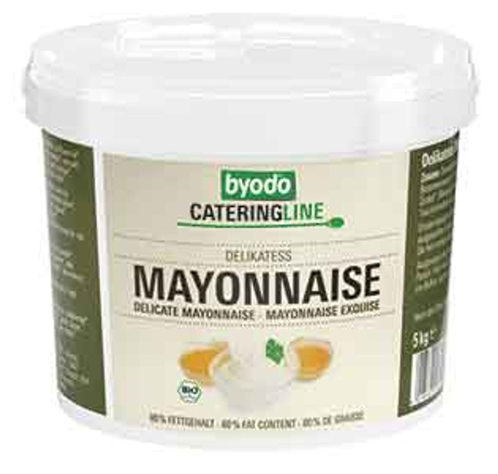 Byodo Delikatess Mayonnaise 80% Fett mit Ei 5kg Produktbild 