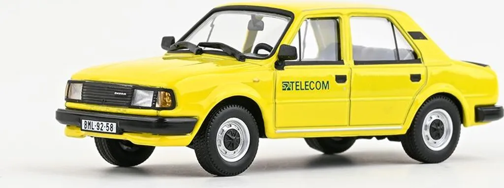 Skoda 120L 1984 SPT Telecom 1:43 - Idéal pour cadeau ou vitrine de collection