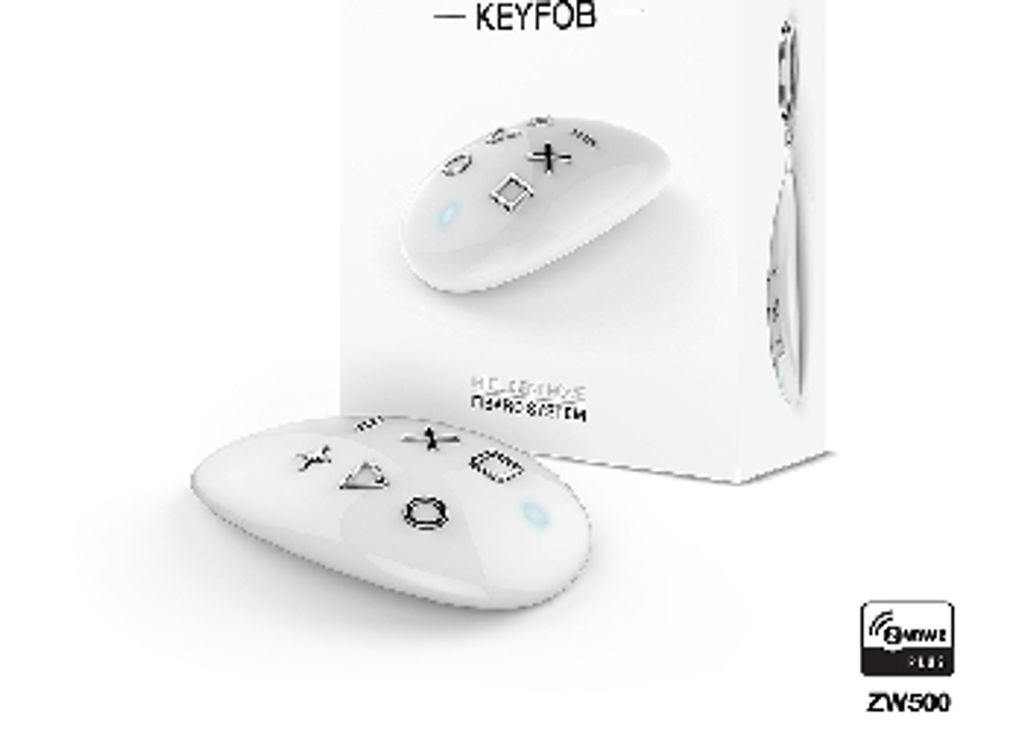 Fibaro KeyFob FGKF-601 - Dálkové ovládání - bezdrátové - Obrázek produktu 