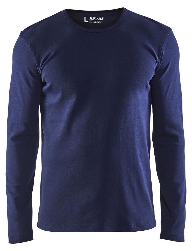 Blakläder Langarm T-Shirt 3314 1032 in div. Farben, Farbe:Marineblau, Größe:S