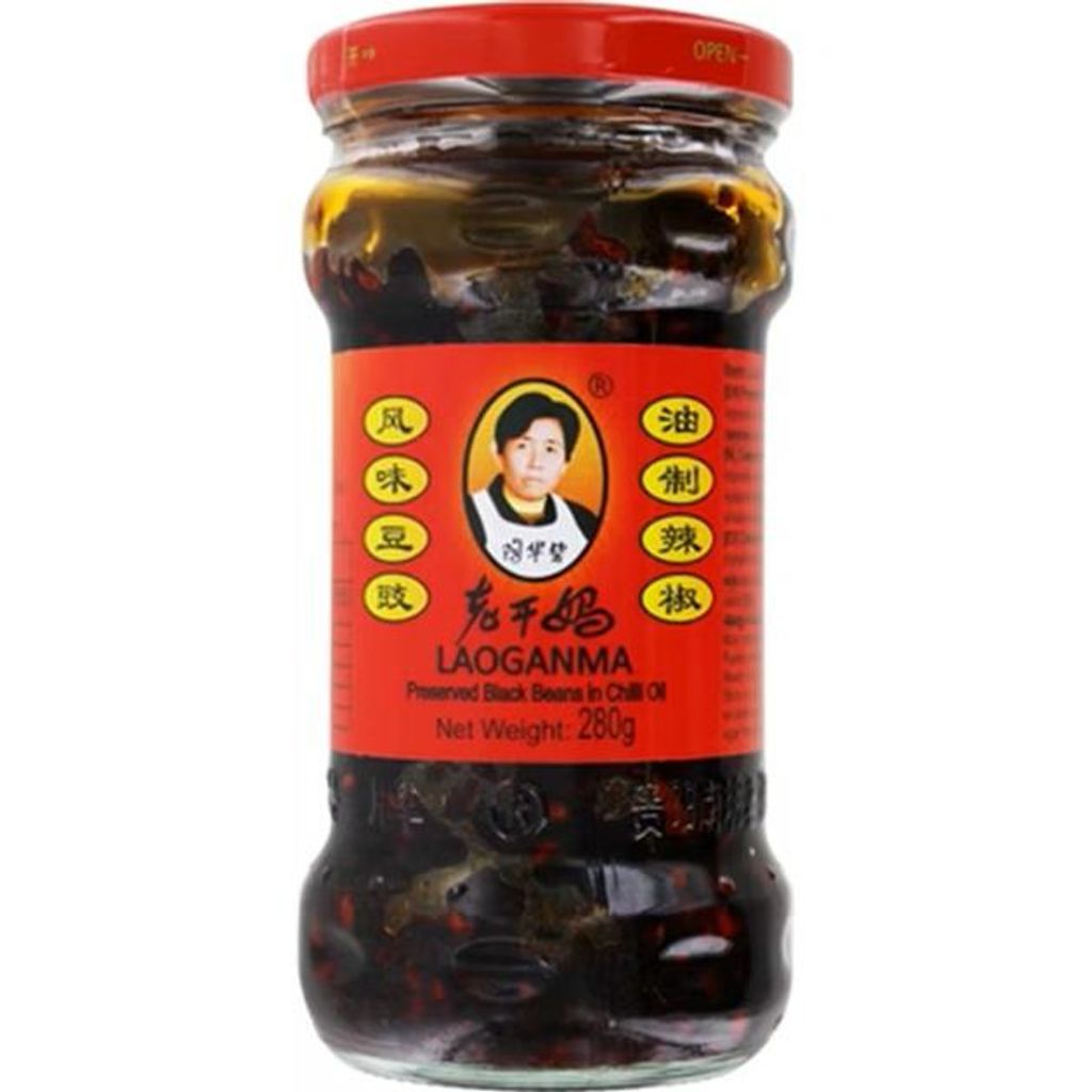 Soja czarna fermentowana w oleju chili 280g - Laoganma Zdjęcie produktu 