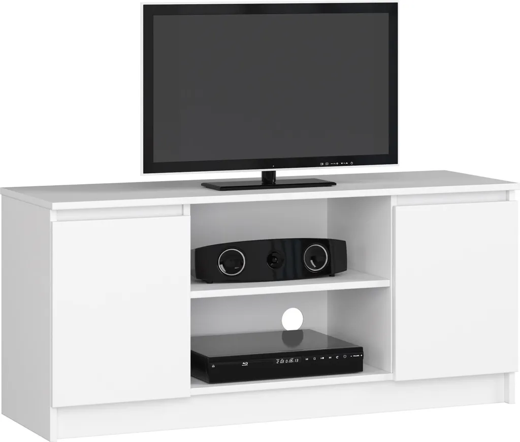 Mobile TV Bianco 120 cm: Crea il tuo Angolo Cinema Elegante