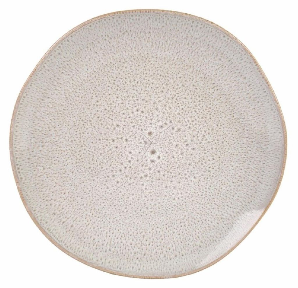 Große Essteller 27 cm Ø Serie Alythia Geschirrkollektion für stilvolle Tischdekoration Beige