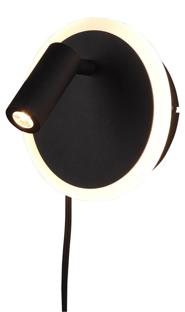 Kinkiet ścienny lampa JORDAN czarny Trio 229210232 Zdjęcie produktu 