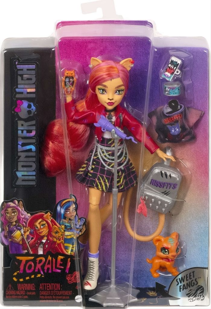 Monster High Lalka Toralei Stripes HHK57 Obrázok produktu 2