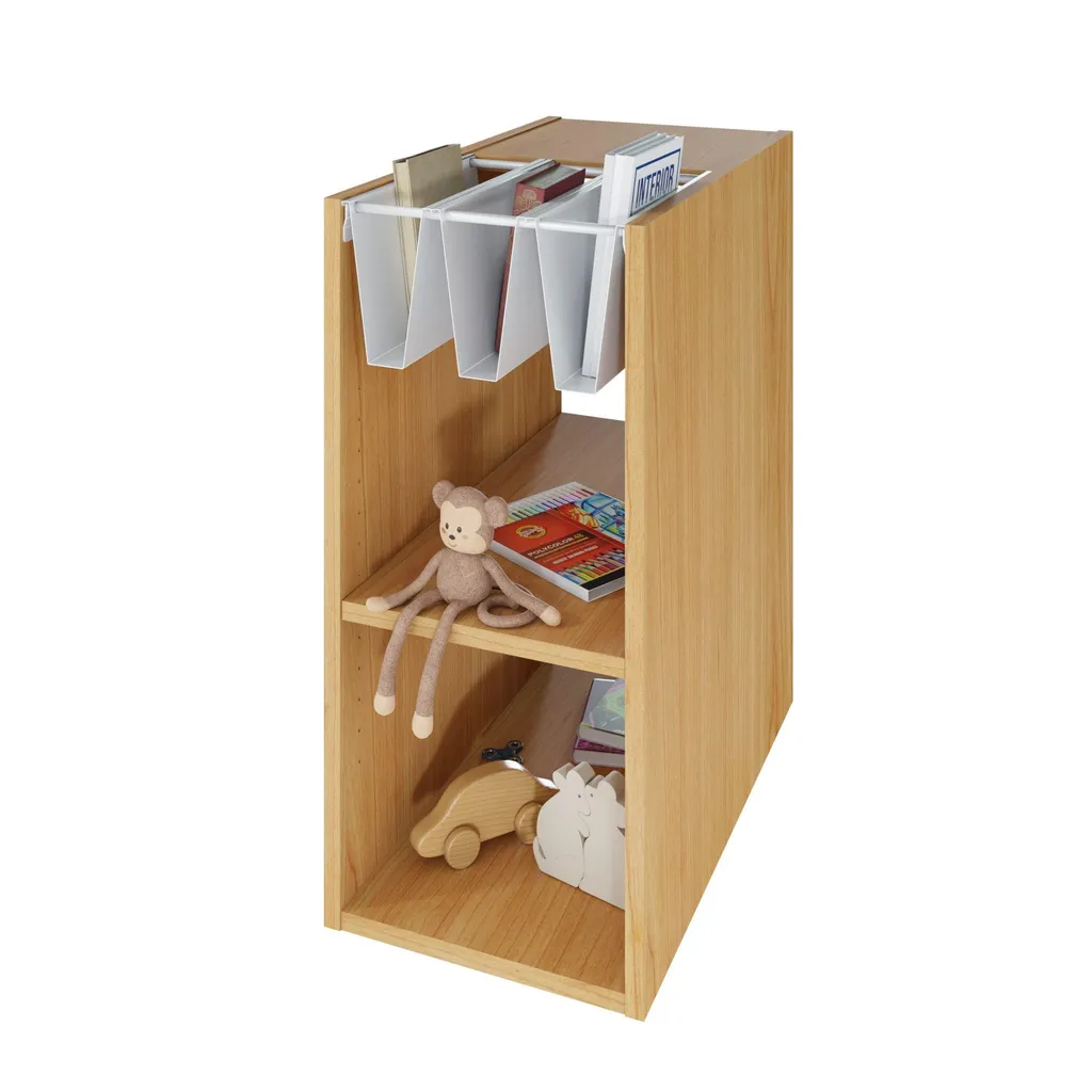 Étagère Fulda 60 cm - Solution Gain de Place pour Petits Espaces Blanc