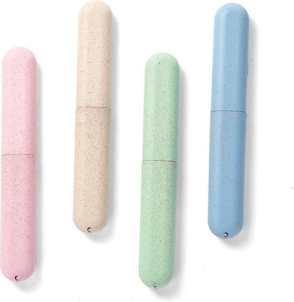 Zahnbürsten-Etui, Zahnbürstenbox, Tragbare,für Reisen, Familie