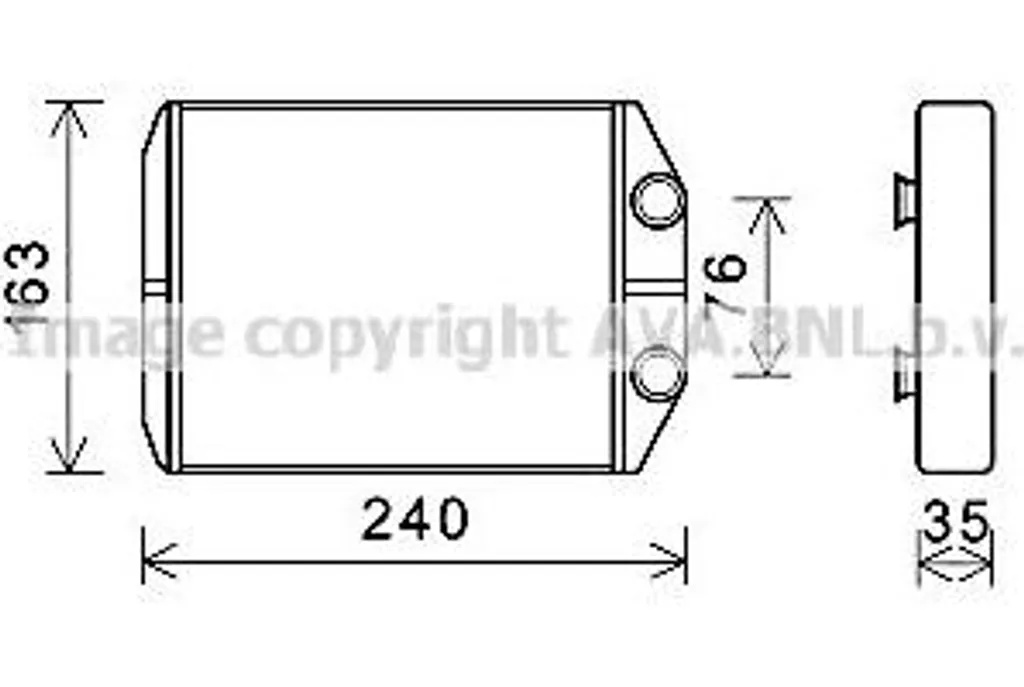 Réparer votre Chauffage avec AVA DAA6014 compatible OE 271154491R