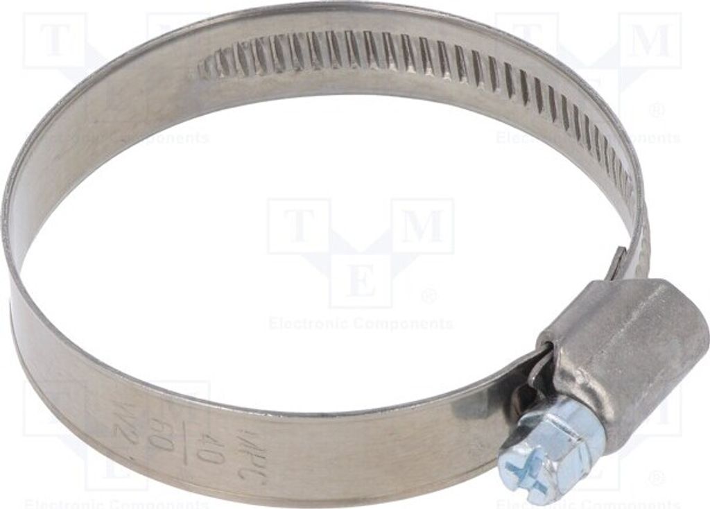1x Schlauchschelle Bindung: 40÷60mm W: 12mm AISI 430 DD2040 Schlauchschellen und