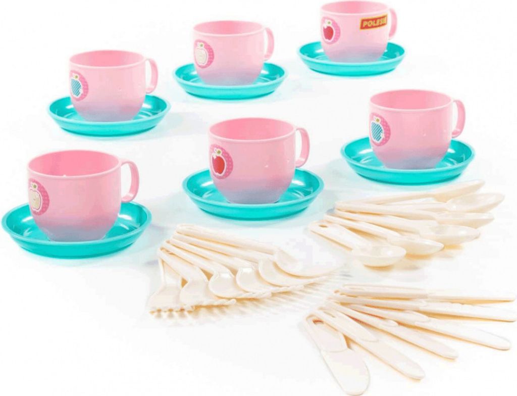 Polesie 80349 "Minutka" Geschirrset für 6 Personen 30 Teile Produktbild 