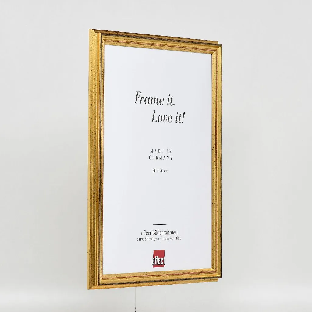 Cornice d'Arte Oro 20x20 Profilo 44 - Effetto Specchio da Parete - 6
