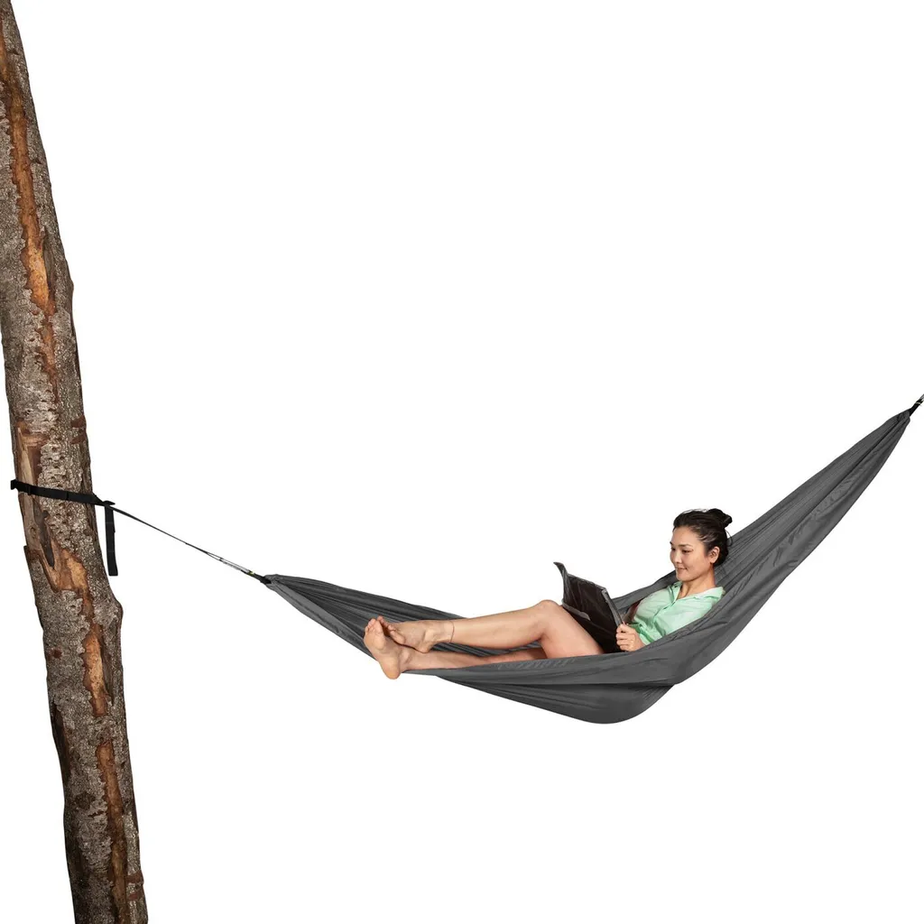 TATONKA Hammock Single Titan Grey - Amaca Outdoor Ultra-Light 565g