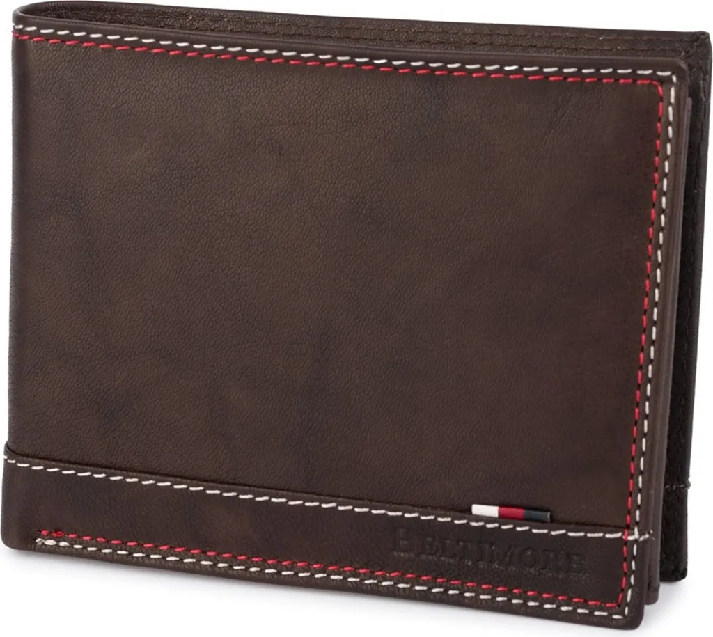 Beltimore D28 Portafoglio Elegante RFID Blocking per Business Man