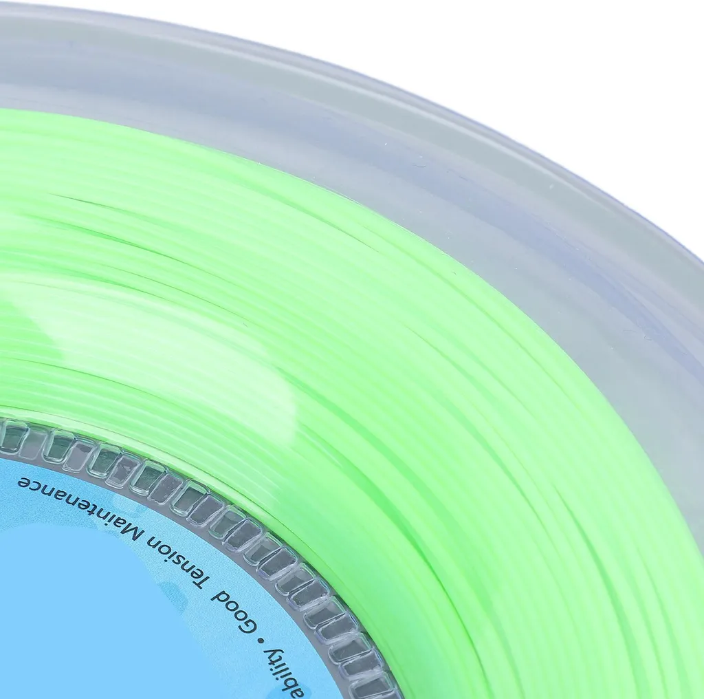 Cordage tennis durable 200m polyester vert fluo contre la casse - 5