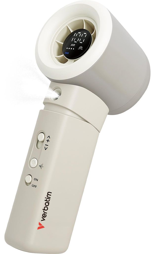 Draagbare ventilator op batterijen, Verbatim Cool'n'Go Aqua Productafbeelding 