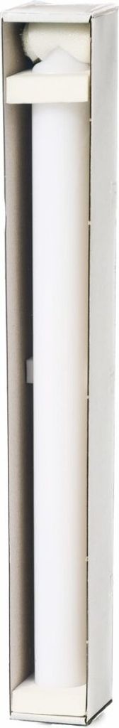 Kerzenrohling Weiß 400 x Ø 30 mm im Klarsichtkarton Produktbild 