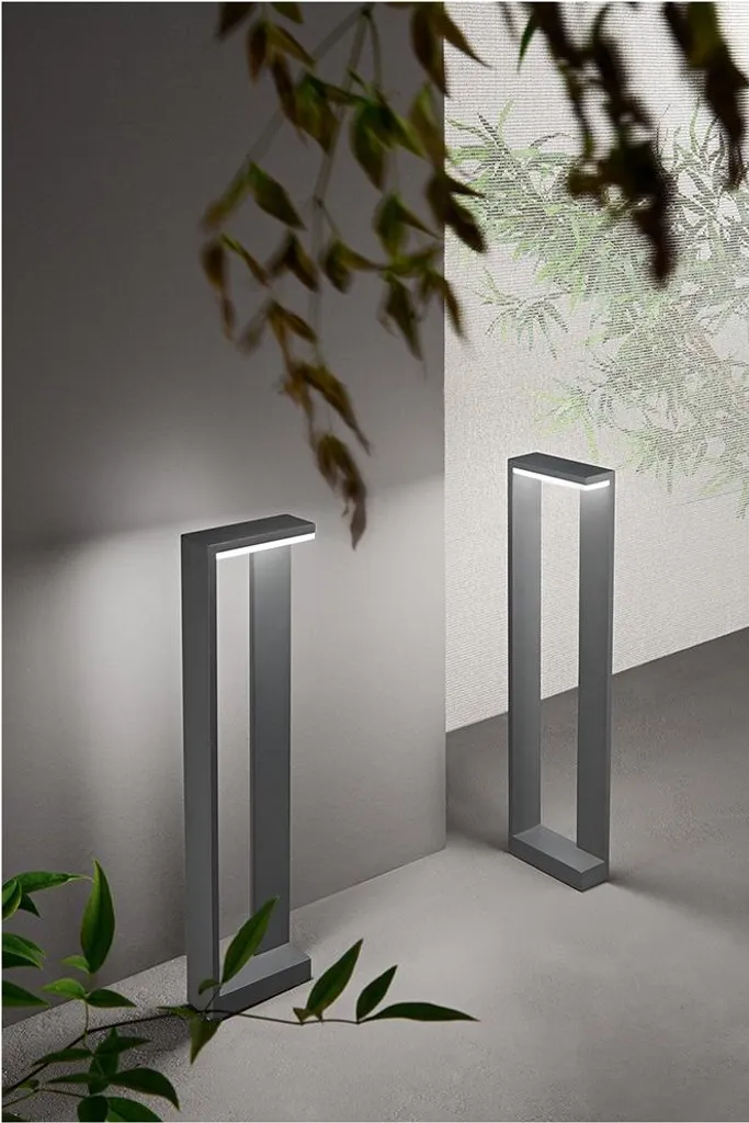 Perenz Quad Paletto LED 10W IP65 Antracite 60cm - Illuminazione Giardino