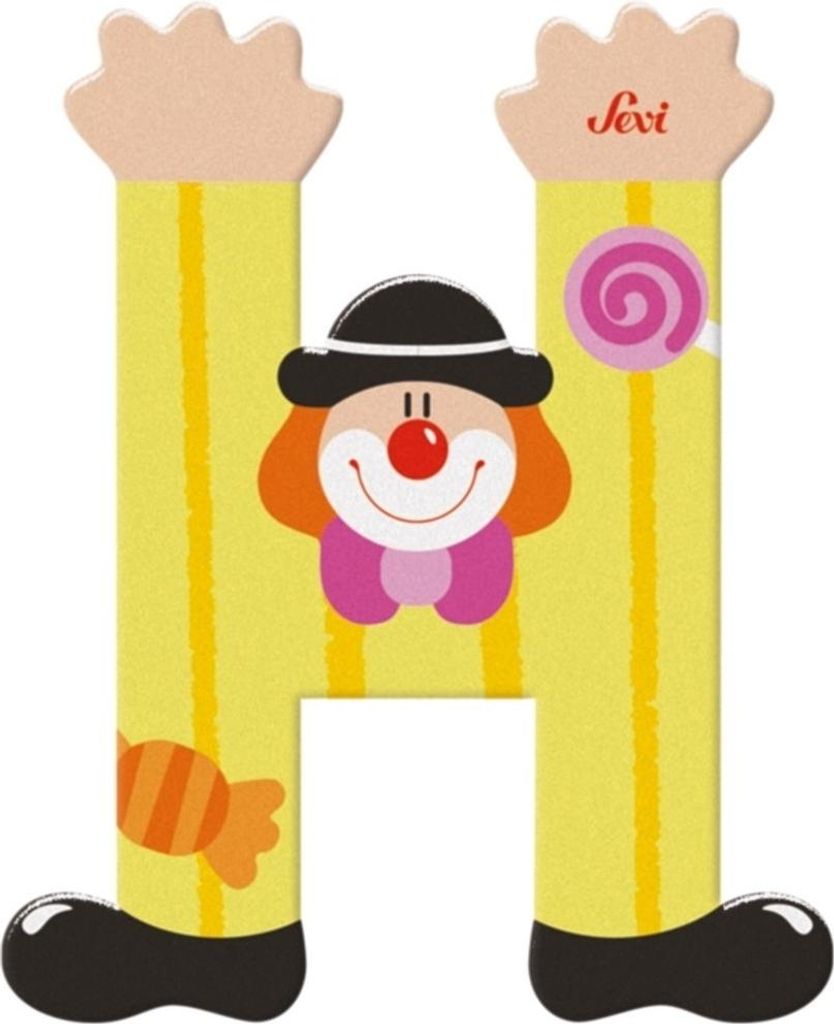 Sevi Buchstabenclown H: 10 cm (81744) Produktbild 