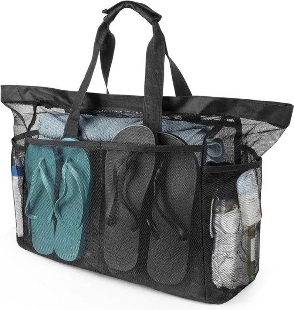 Sac de courses grand format zippé pour éviter les fuites d'eau