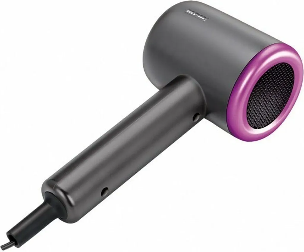 Sèche-cheveux MPM MSW20 noir avec concentrateur d'air pour brushing