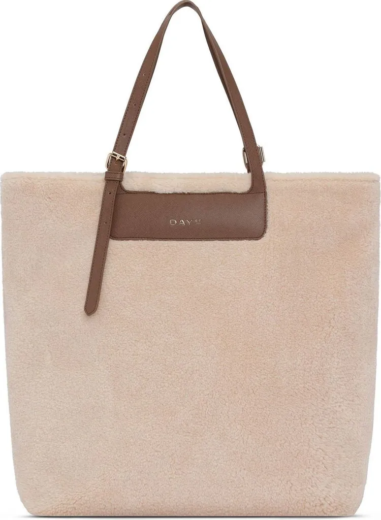 DAY ET borsa a tracolla borsa shopper Teddy Bag Rose Tint beige