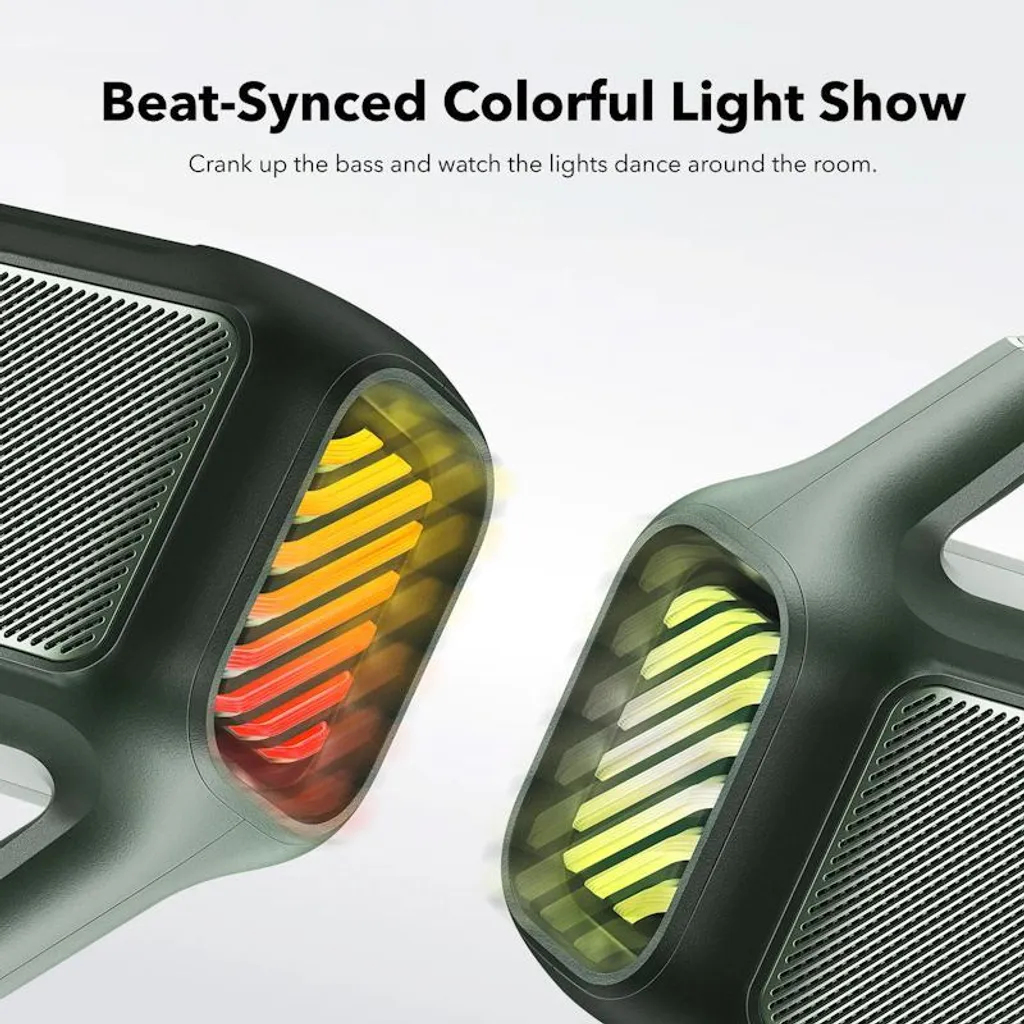 Enceinte Portable Extérieure Soundcore Boom 2 avec Son Stéréo - Vert