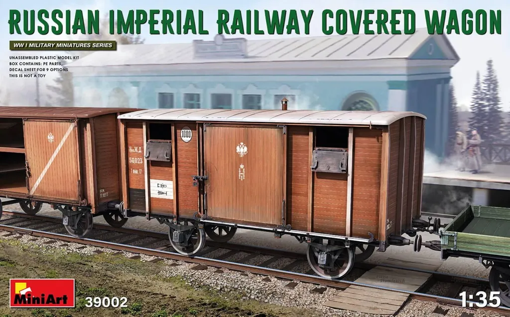 Wagon Impérial Russe WWI 1:35 Maquette Ultra-Détaillée en Plastique