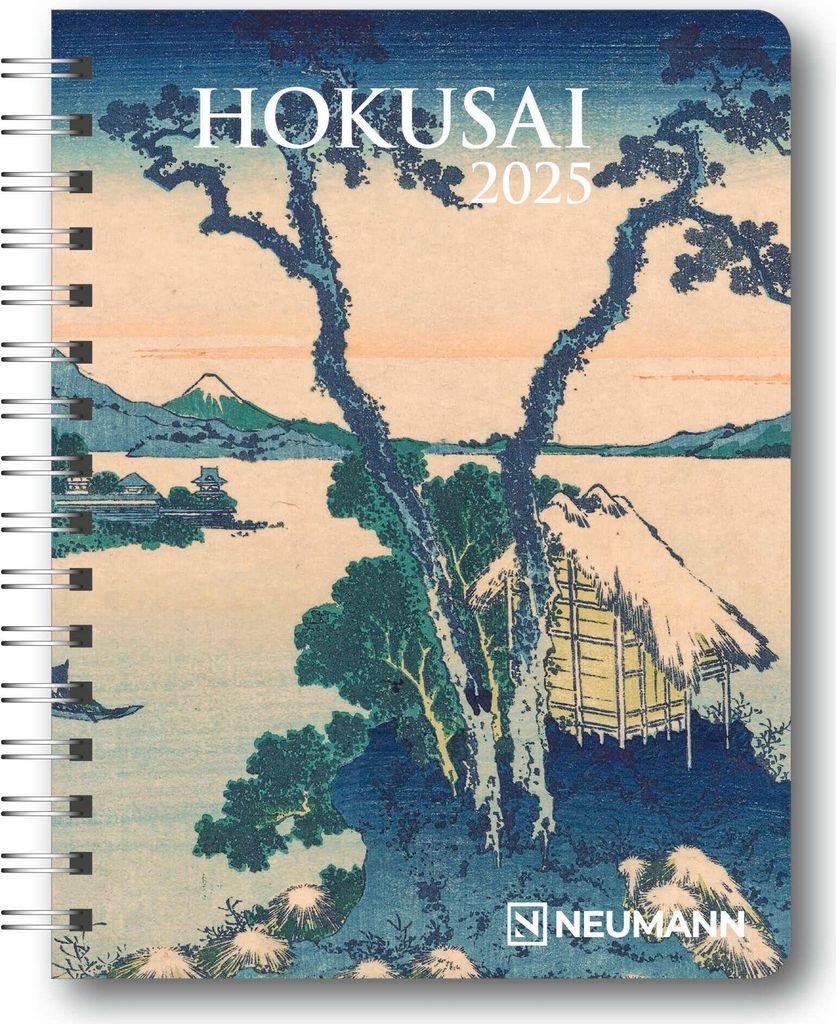 Hokusai 2025 - Diary - Buchkalender - Taschenkalender - Kunstkalender - 16,5x21,6