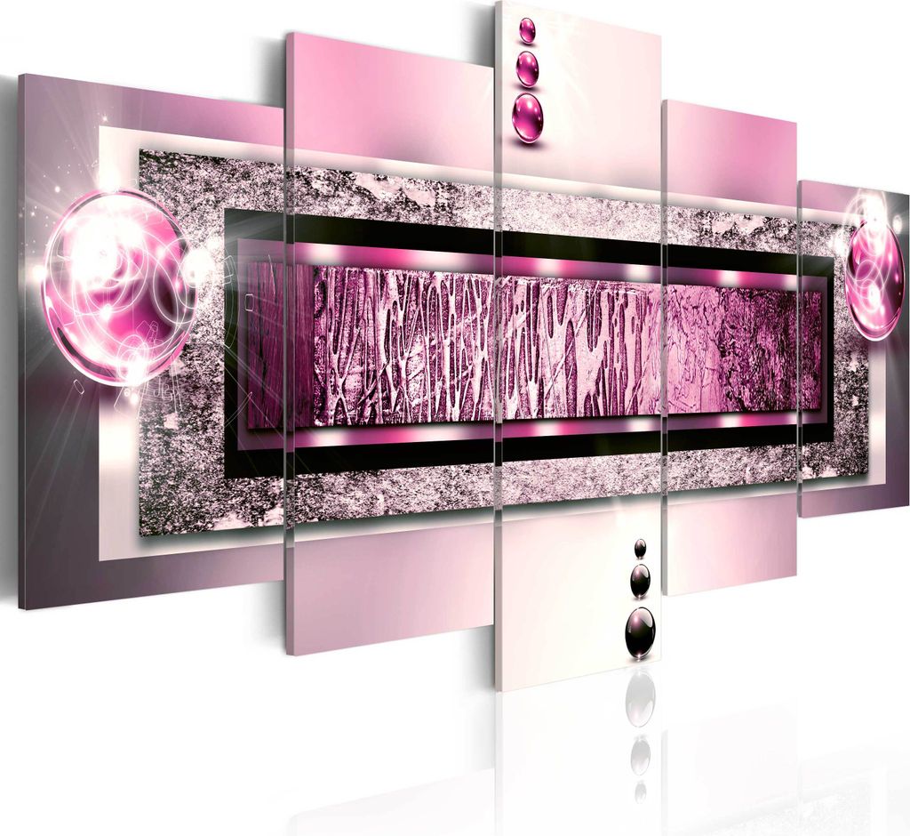 Modernes Wandbild 020101- 215 (100x50) - 5 Teilig Bilder Fotografie auf Vlies Leinwand Foto Bild Dekoration Wand Bilder Kunstdruck Abstrakt