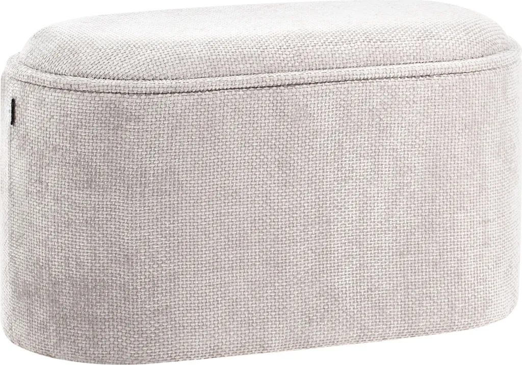 Banc de rangement gris : optimisez votre espace avec ce pouf moderne