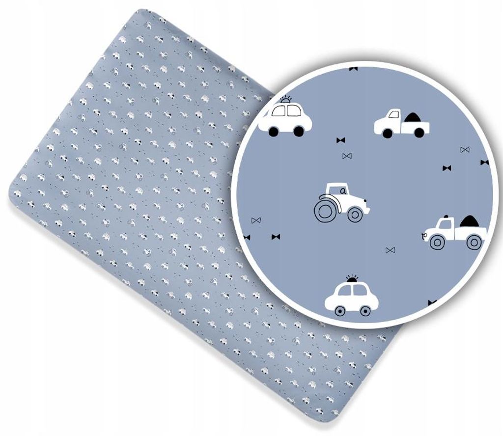 Spannbettlaken 80x160 cm für Kinderbett – 100% Baumwolle – Produktbild 