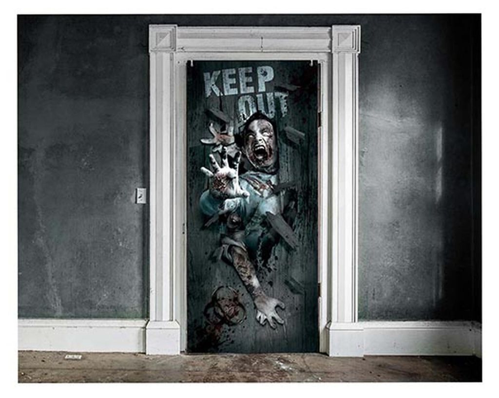 Guirca Zombie-angriff Türdekoration 80x180 Cm    One Size Produktbild 