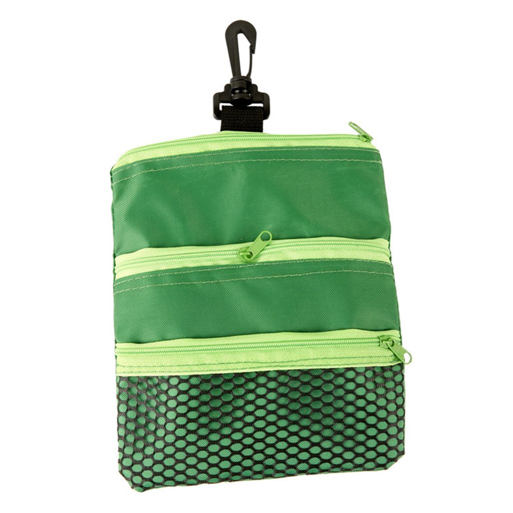 Golftasche Mit Mehreren Taschen, Langlebig, Wasserdicht, 360 Grad Drehbar, Taschendesign, Ballaufbewahrungshaken, Golf-Tee-Tasche Mit Reißverschluss, Golf-Zubehör-Grün
