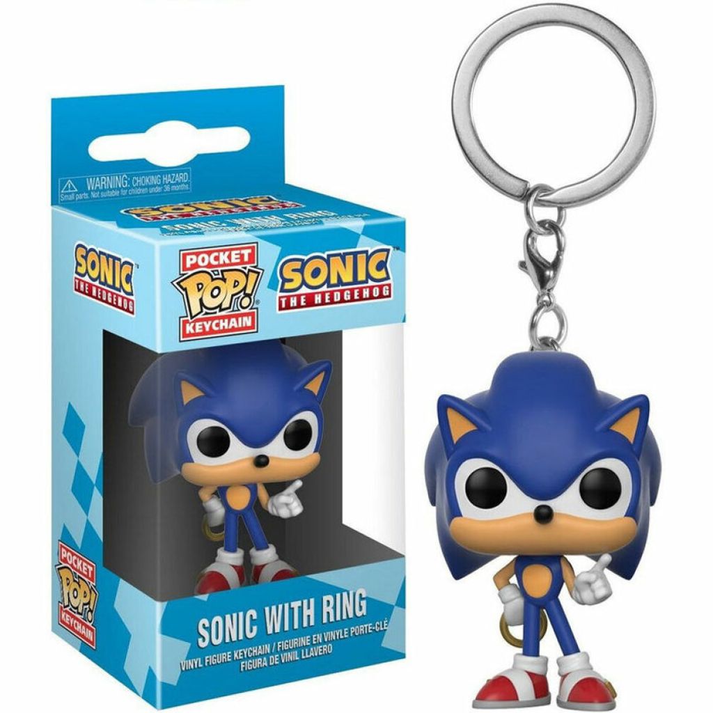 Funko Pocket POP Keychain Sonic z Pierścieniem - Figurka Immagine del prodotto 