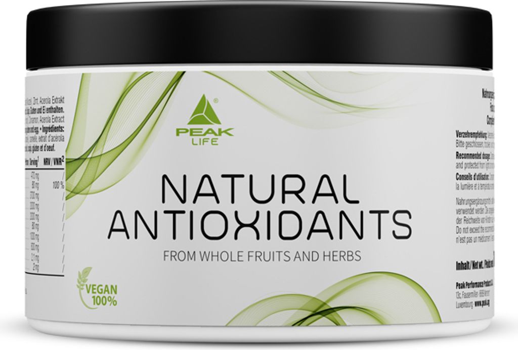 Natural Antioxidants - 300g I Antioxidantien I Multivitamin I Vitamine I Mineralien I Gesundheit I Immunsystem I Fitness