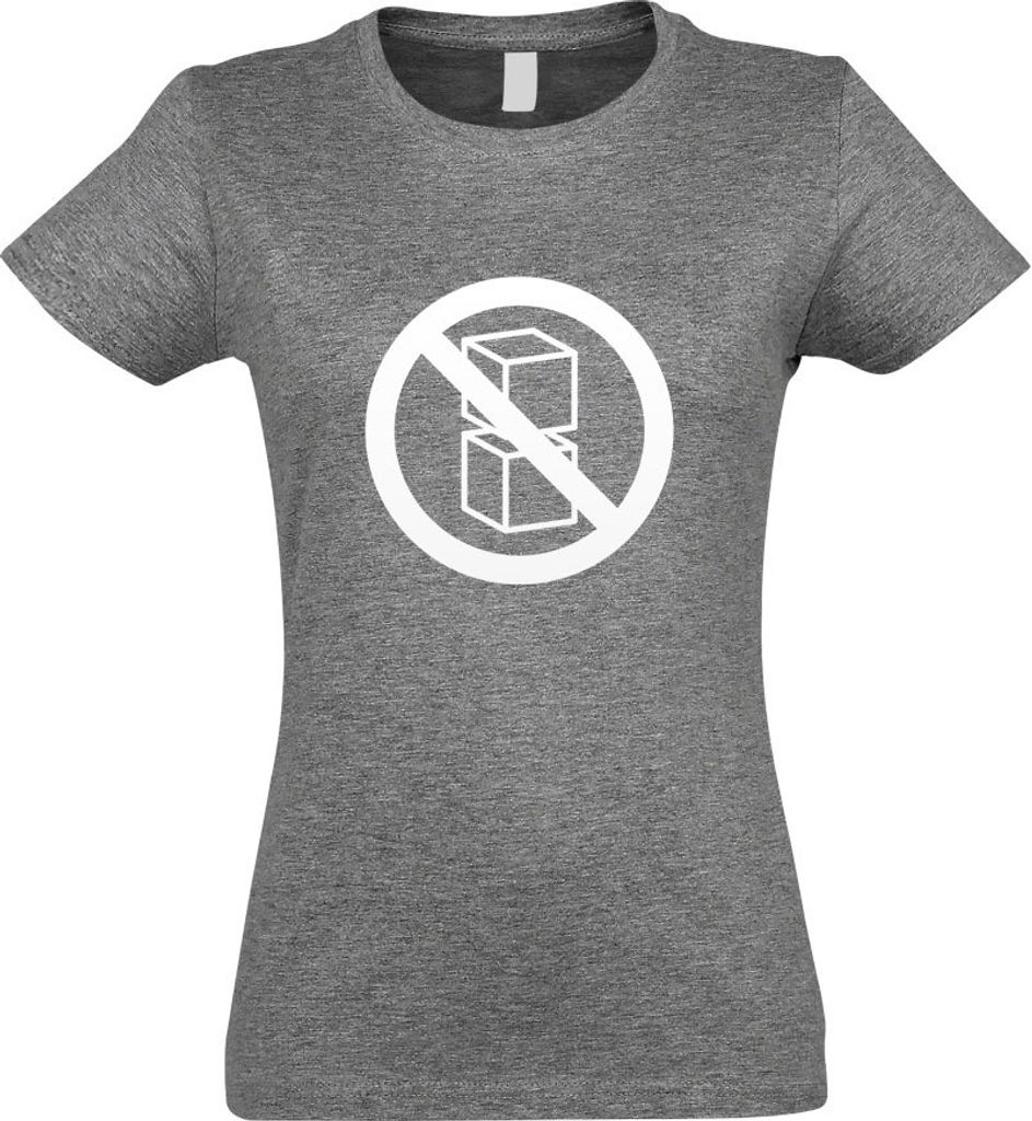 Kiwistar - T-Shirt tailliert - Damen - Graumeliert - Nicht stapeln - Pakete - mit Motiv Bedruckt - Funshirt Design - Sport - Freizeit - Damen - L