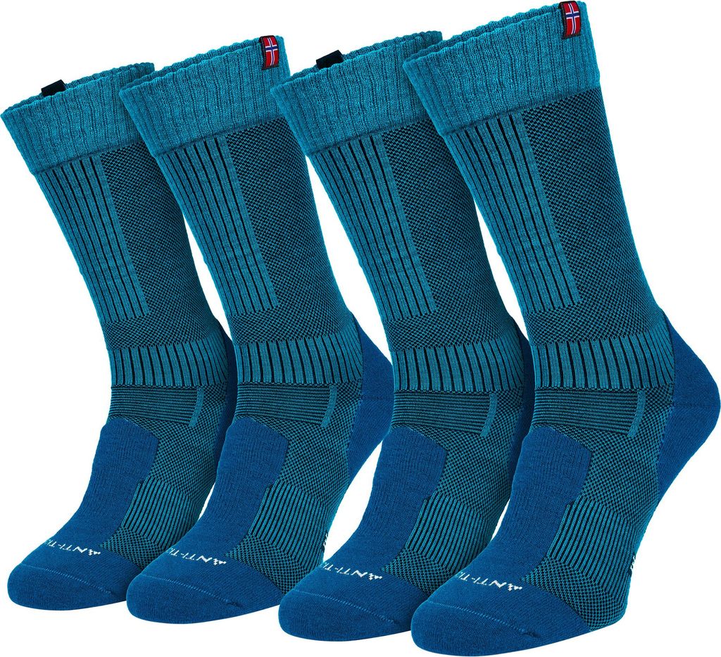Black Snake 2 Paar Merino Wandersocken Damen Herren Produktbild 