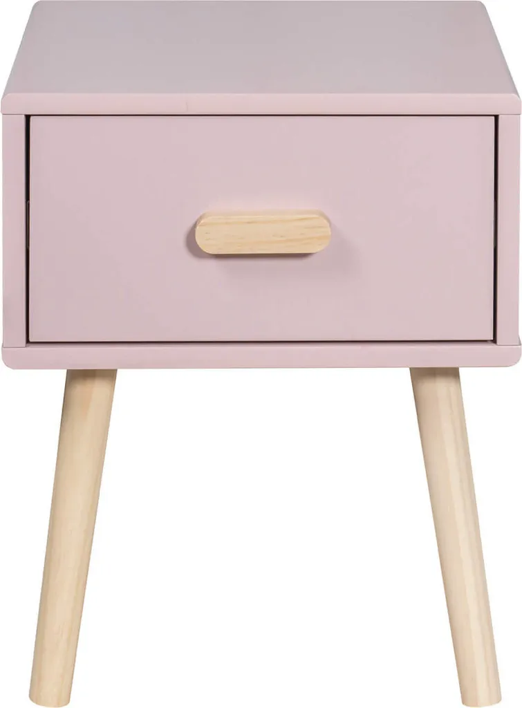 Table de chevet facile à monter pour gagner de la place dans la chambre