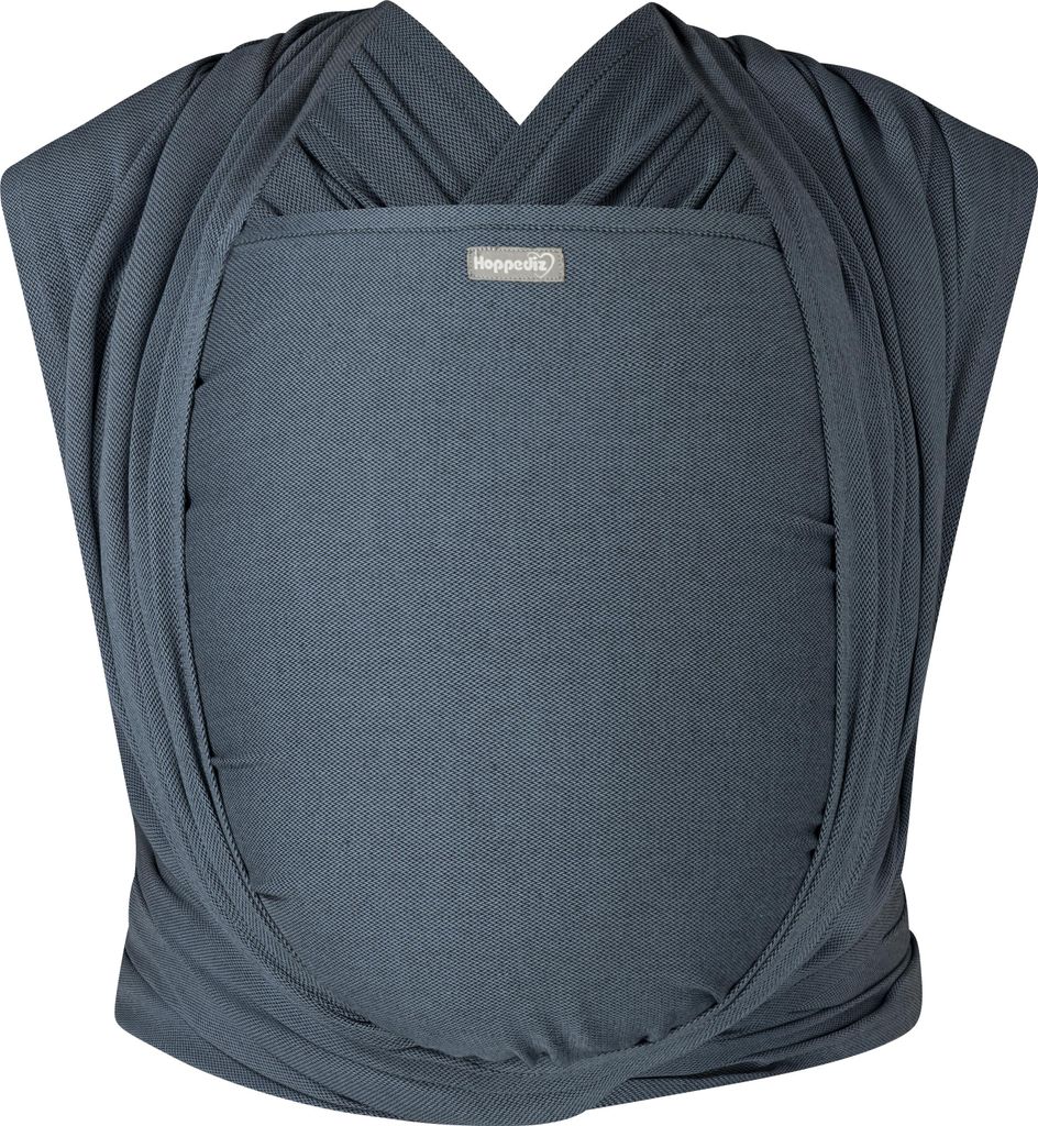 HOPPEDIZ Babytragetuch Ultraleichtes Tragetuch Hamburg stone 5,40 m