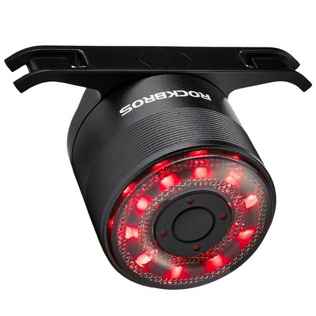 Rockbros Q1 Fahrradrücklicht 7 Farben LED Micro USB Schwarz Produktbild 
