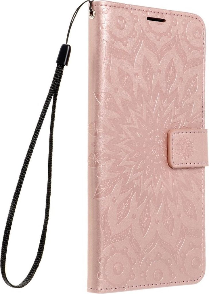 Elegante Buch-Tasche Hülle Fancy "Mezzo"Book-Style Kartenfächer Wallet Schale Baum Mandala kompatibel mit Samsung Galaxy S21 Ultra (G998B) Mandal...