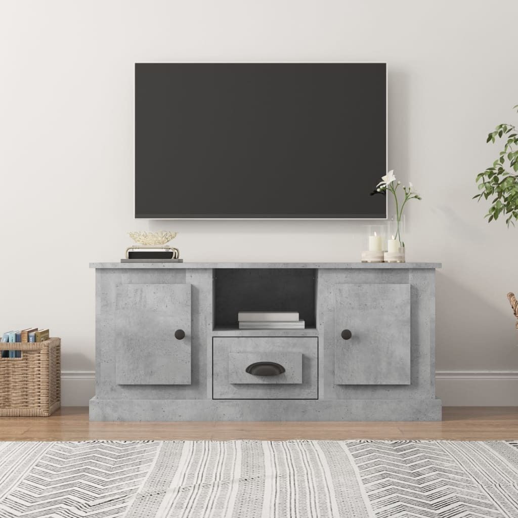 TV-Schrank Betongrau 100x35,5x45 cm Holzwerkstoff , TV-Schränke Design 2024