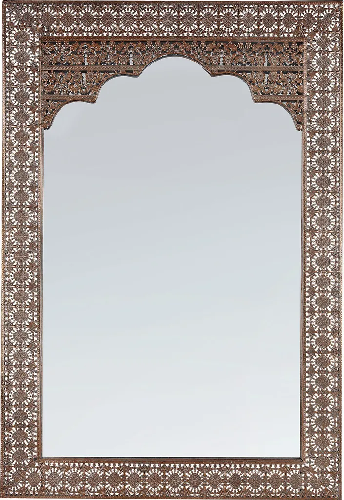 Miroir mural salon cuivre 60x90 cm - Agrandir l'espace style Maroc