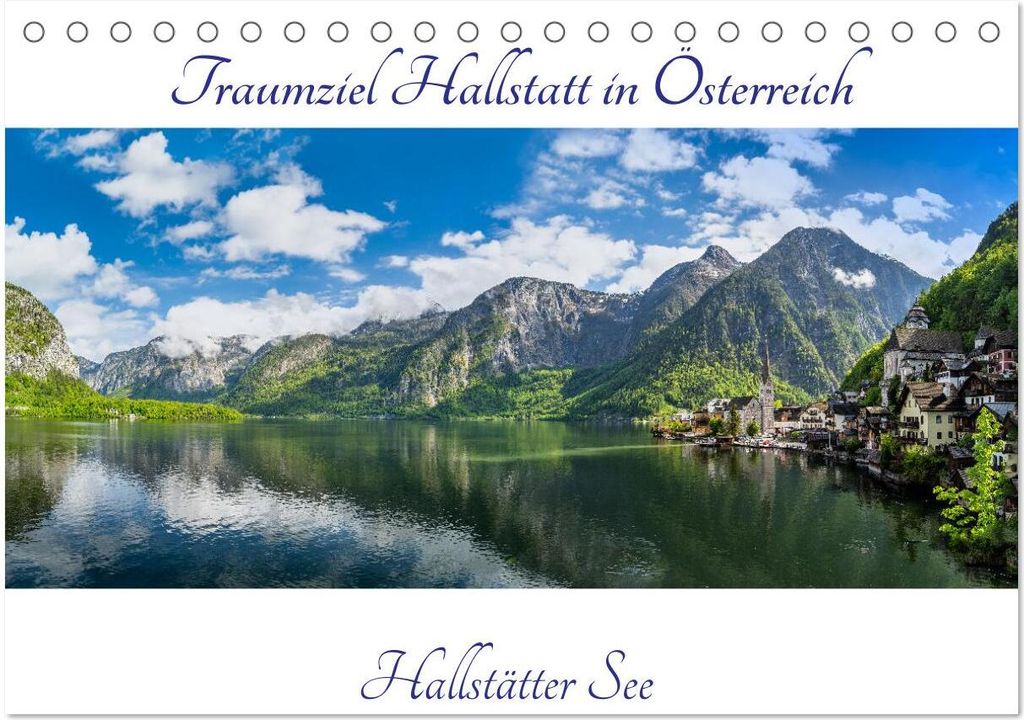 Traumziel Hallstatt in Österreich (Tischkalender 2026 DIN A5 quer), CALVENDO Monatskalender