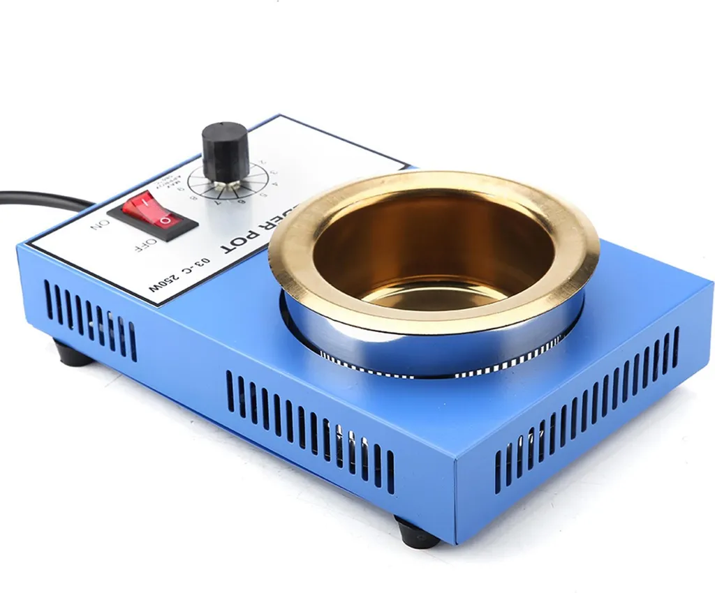 Pot de soudure pour composants electroniques et etamage de cables - 5