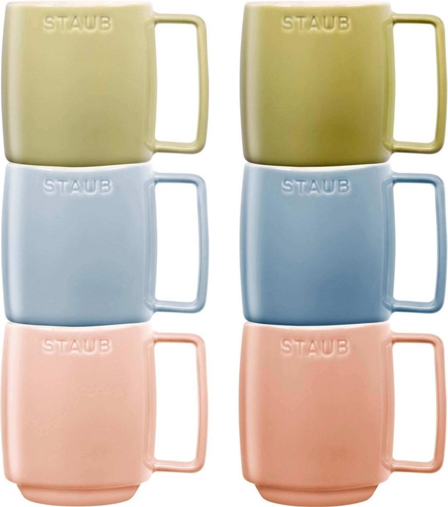 Set of 6 Ceramic Mugs - Multicolor  350 ml Immagine del prodotto 