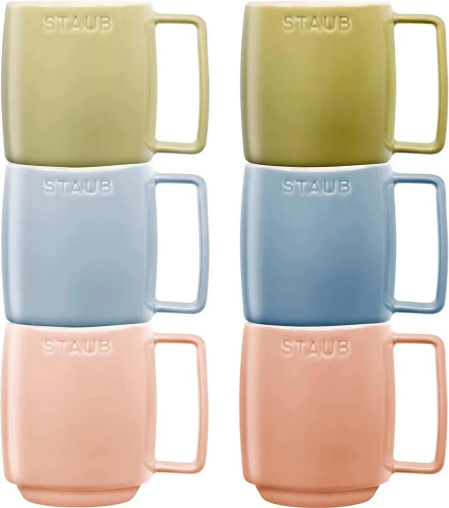 Set Regalo 6 Tazze Staub NPC1029095 | Ceramica Colori Assortiti