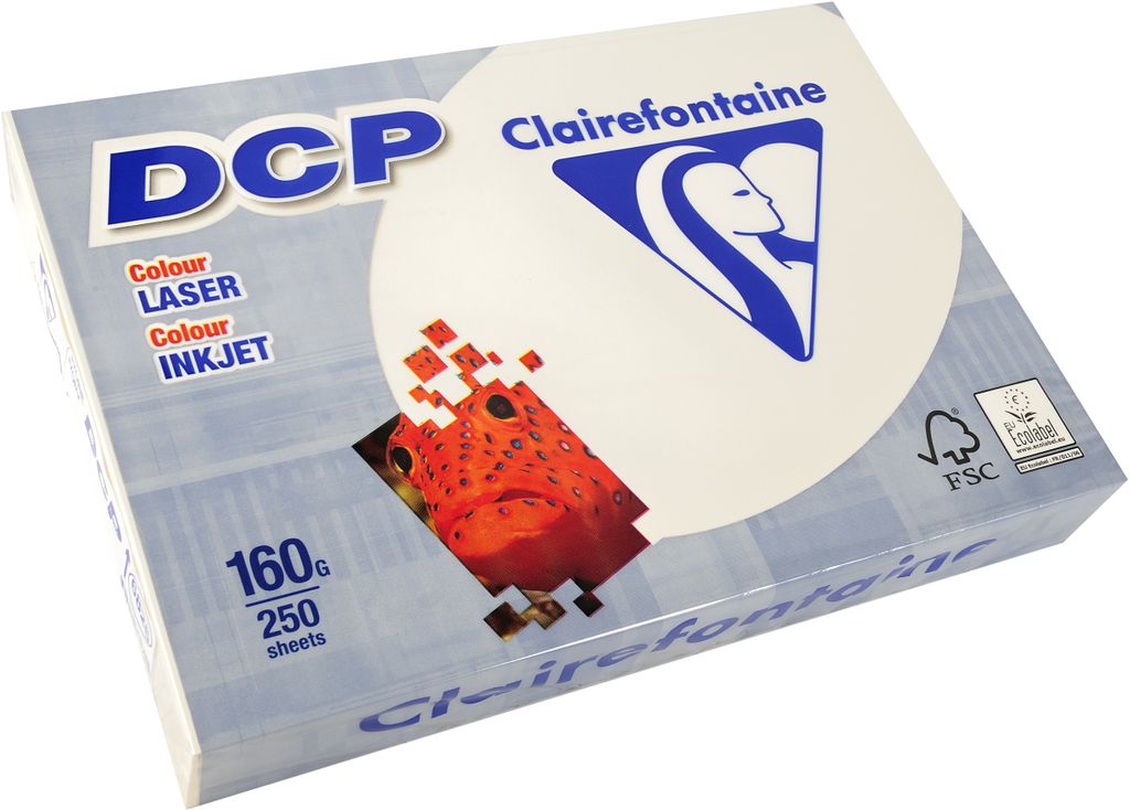 Laser- /Inkjetpapier DCP A4 210x297mm 160g/qm elfenbein VE=4x250 Blatt