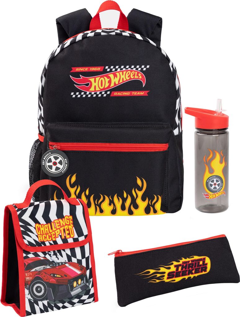 Hot Wheels - Batoh, Checkerboard Flame Set NS8478 (jedna Obrázek produktu 